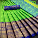 Launching mercerised cotton silk Saree