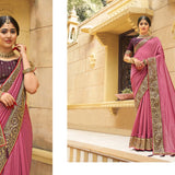 Blooming Vichitra Silk Fancy Saree