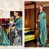 Shiny Soft Texture Weaving Satin Silk Saree