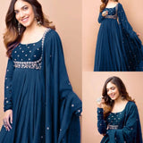 Georgette Anrkali dress