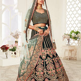 Bridal Special Velvet Lehenga