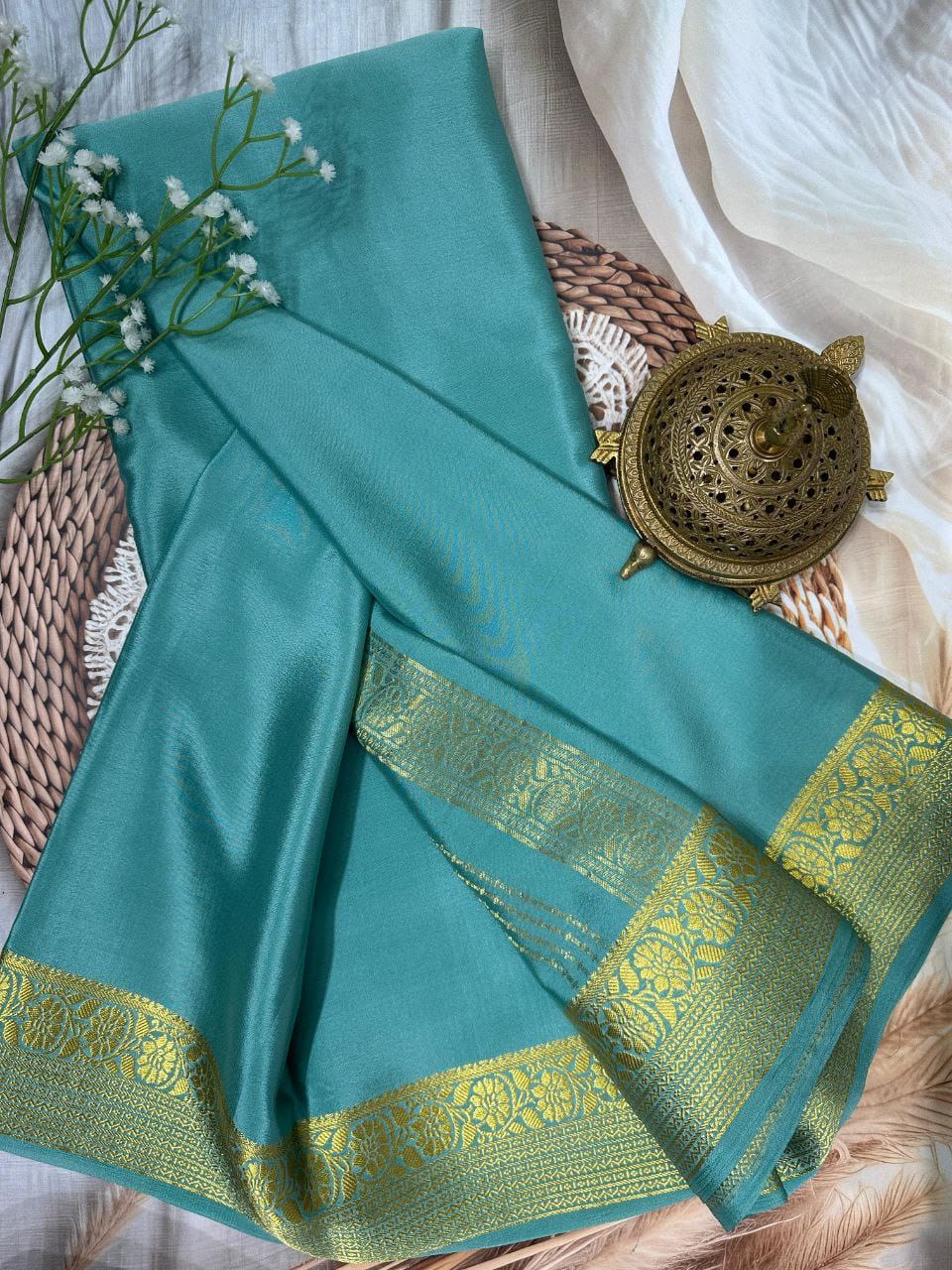 Beautiful Mysore Zari Silk Saree