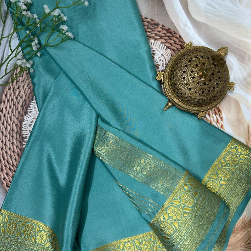 Beautiful Mysore Zari Silk Saree