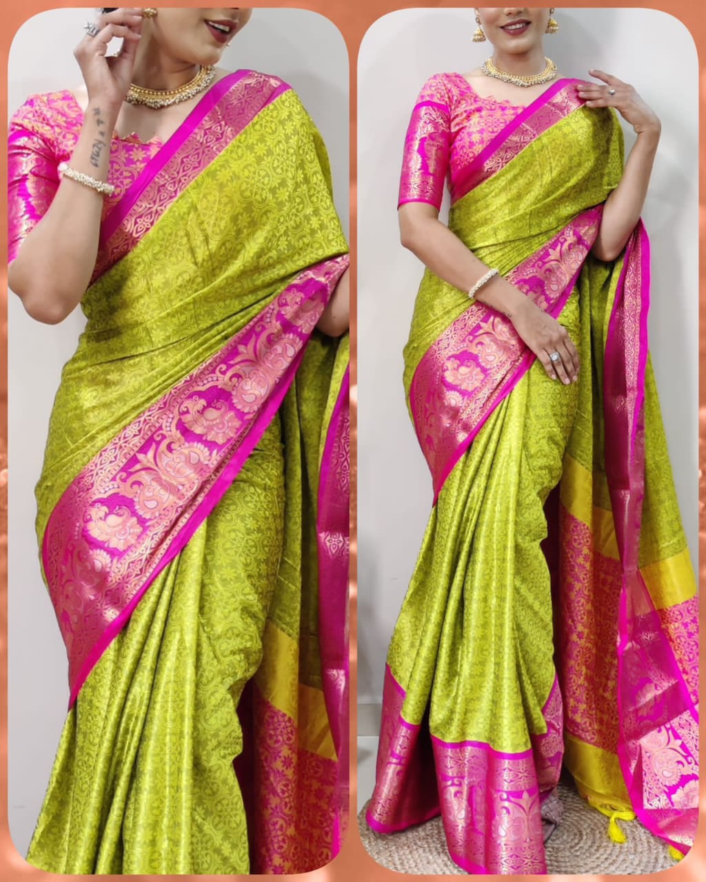 Attractive  Soft Silk Saree