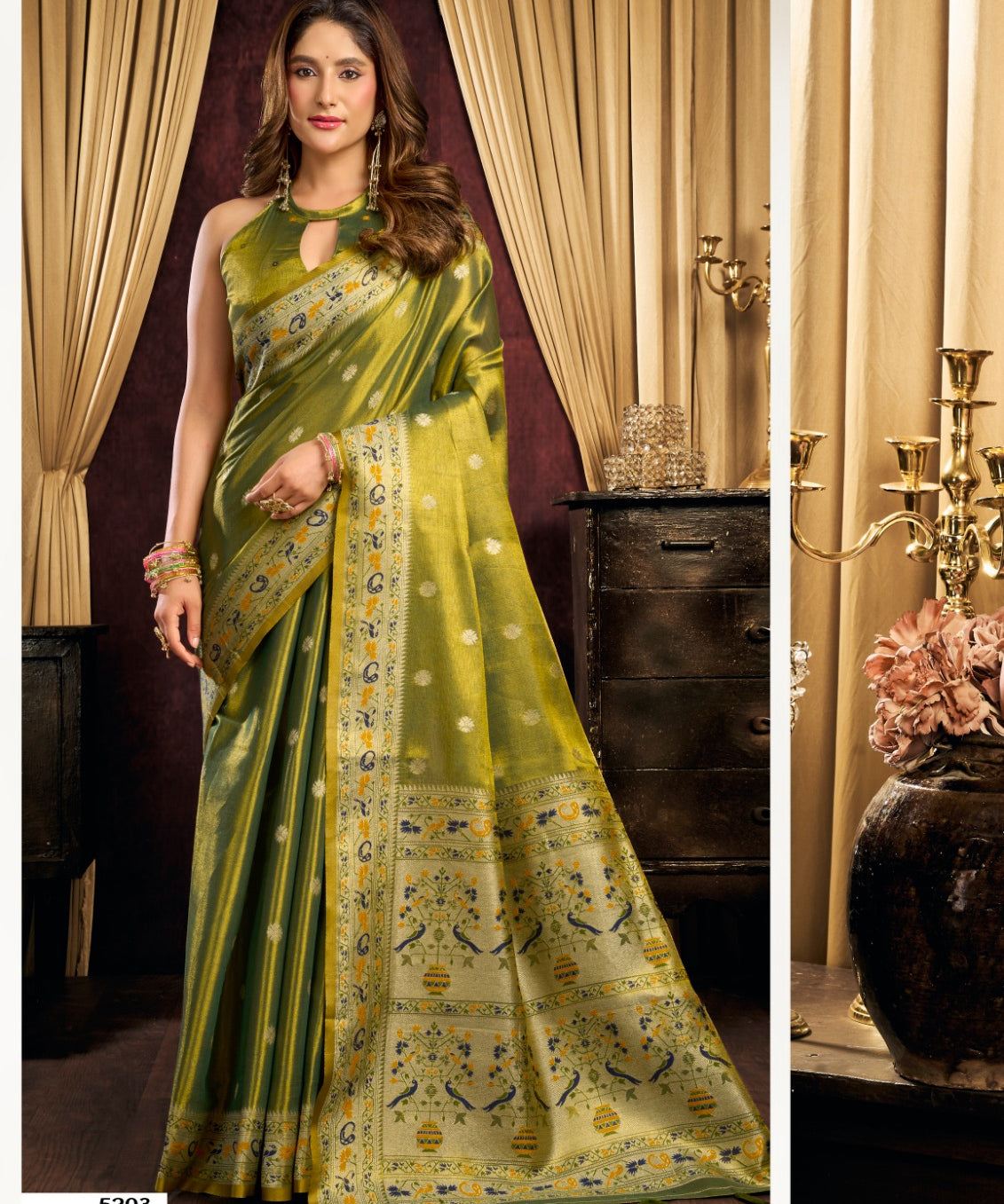 Saira Luxury Tissue Silk Saree