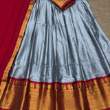 Kanjivaram Silk Zari Weaving Lehenga