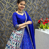 Blue Festival Lehenga Choli