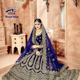 Heavy bridal Velevt Lehenga