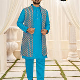 Partywear Mens Kurta Koti