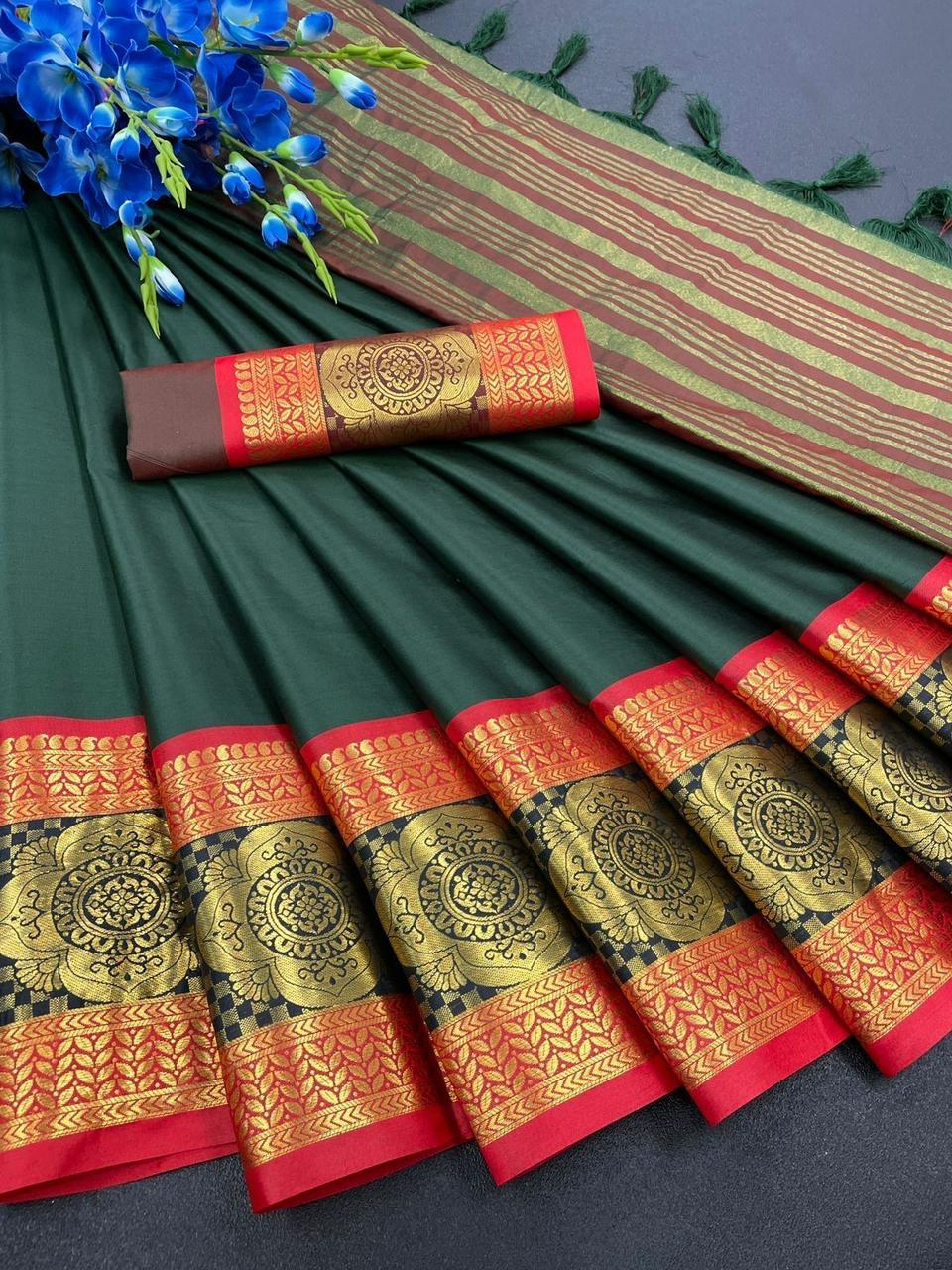 Aura Cotton Silk Saree