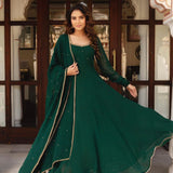 Gorgeous Dark Green Anarkali Gown