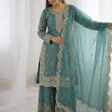 Panjabi Occasionally Embroidered Suit