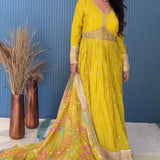 Gorgeous Yellow Anarkali Gown Collection