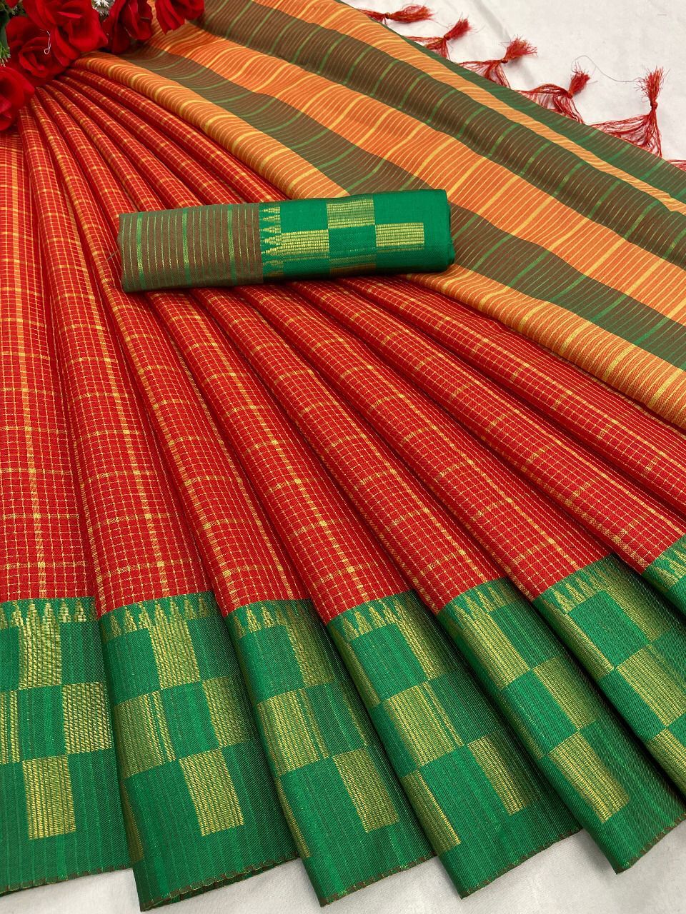 Pure Cotton Silk  Saree