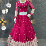 Partywear Red Lehenga Choli