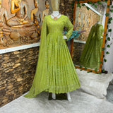 Designer Partywear Anarkali Gown