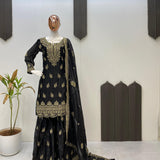 Black Elegance Fendy Suit PLazzo