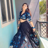 PartyWear Digital Printed Lehenga