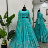 Heavy Sequance Georgette Lehenga