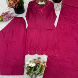 Pink Natural Creap Suit Collection
