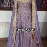 Purpel Partywear Gown Collection