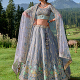 Attractive  Premium  Bridal Wedding  Lahenga  Choli