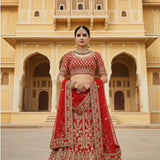 Adorn Embroidered Wedding Lehenga