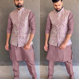 Men's Heavy Banglori Silk Kurtha