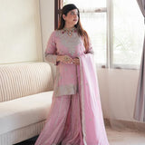 Heavy Chinon Silk Gharara Collection