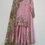 Pink Heavy Chinon Silk Suit Collection