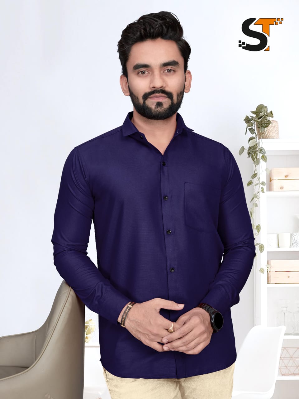 Men's Officewear Heavy Cotton Shirt