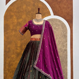 Exclusive Gadhwal Silk Lehenga Choli