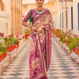 Partywear shiffon silk saree