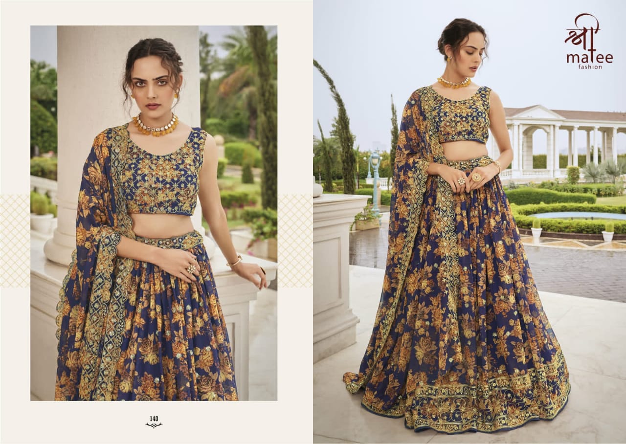 New Floral Printed Lehenga Choli