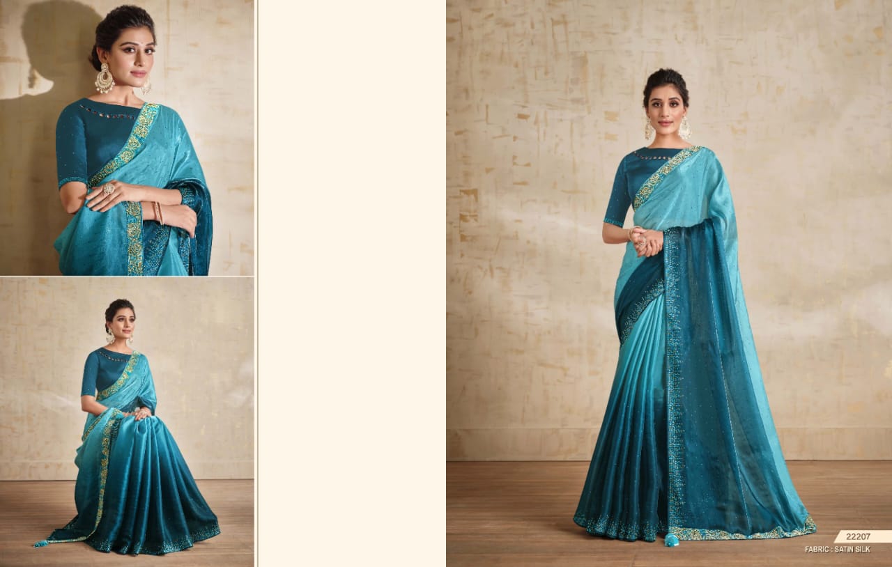 Partywear heavy saree collection