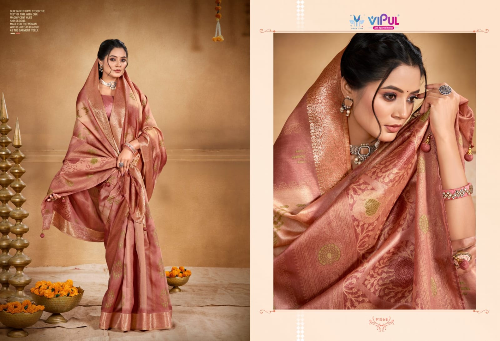 Festive Angora Silk Saree