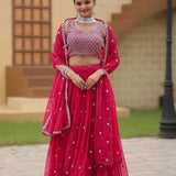 Gulnaz Heavy Faux Georgette Lehenga