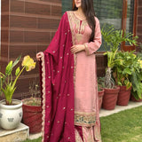 Presenting Heavy Chinon Silk Suit