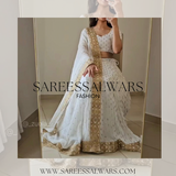 White Lehenga