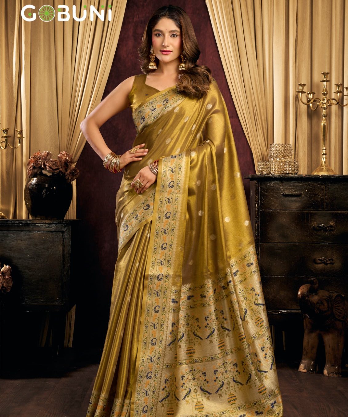 Saira Luxury Tissue Silk Saree