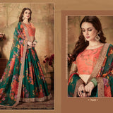 Heavy Premium Flower Print Lehenga