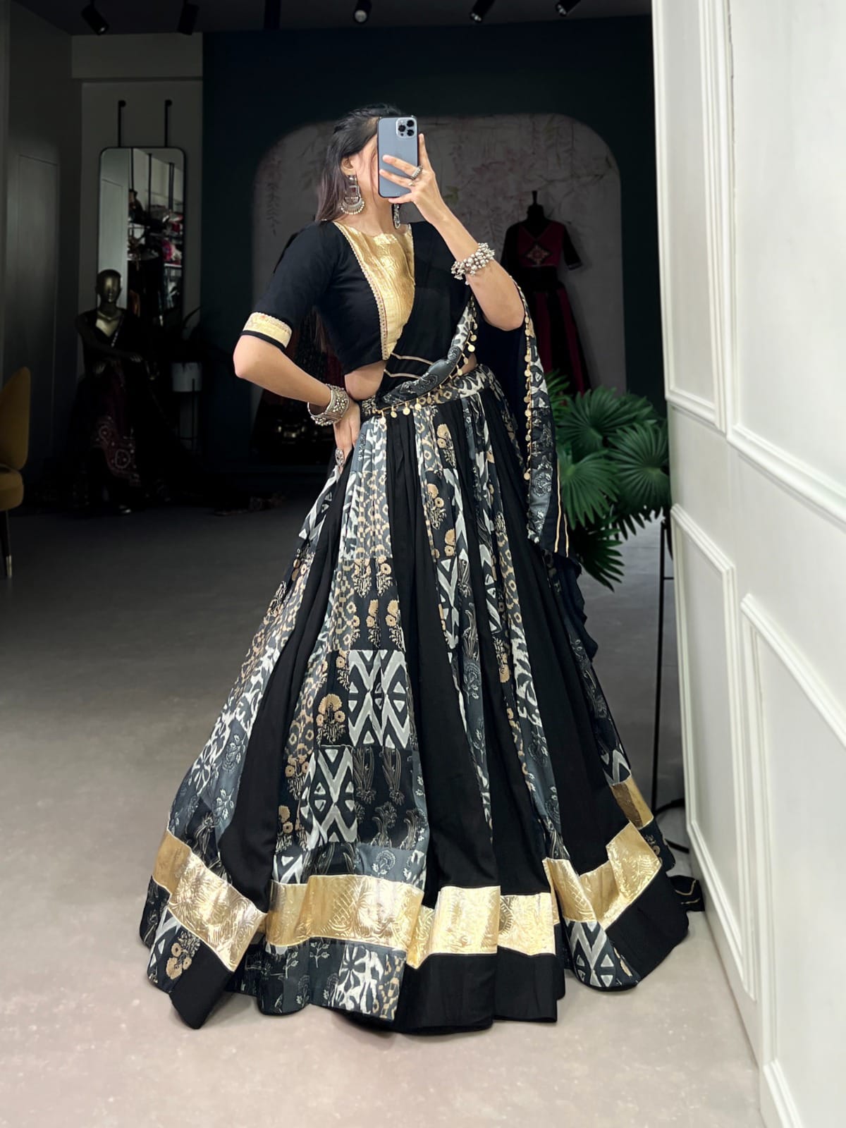 Navratri Traditional Reyon Lehenga Choli