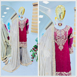 Designer Partylook Suit Plazzo Collection