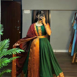 Treditional  Narayan Pet Gown