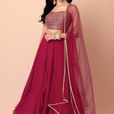 Zeel Light Pink Ruffle Lehenga