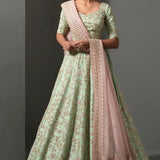 Beautyfull Pista Embroidered Lehengha