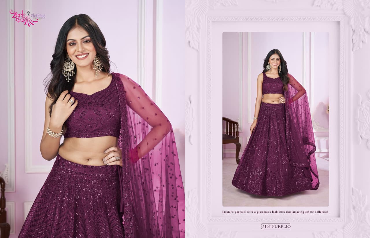 Vamika Classic Sequence Work Lehnega