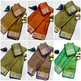 Super Shiny Space Silk Saree