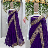 Beautyfull Purple Saree Collection