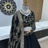 Black Beautyfull Lehenga Choli